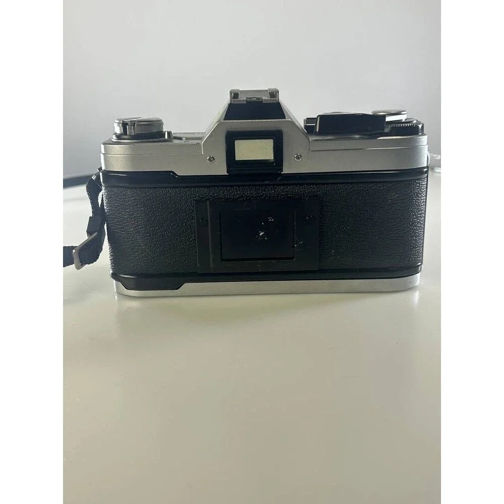 UNTESTED AS-IS Canon AT-1 35mm SLR Camera + Canon FD 50mm f/1.8 S.C. Lens